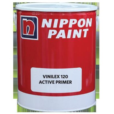 ￣ VJ0 VINILEX 110 ACTIVE PRIMER 1L NIPPON PAINT/CAT DASAR GALVANIS ALUMINIUM ✭
