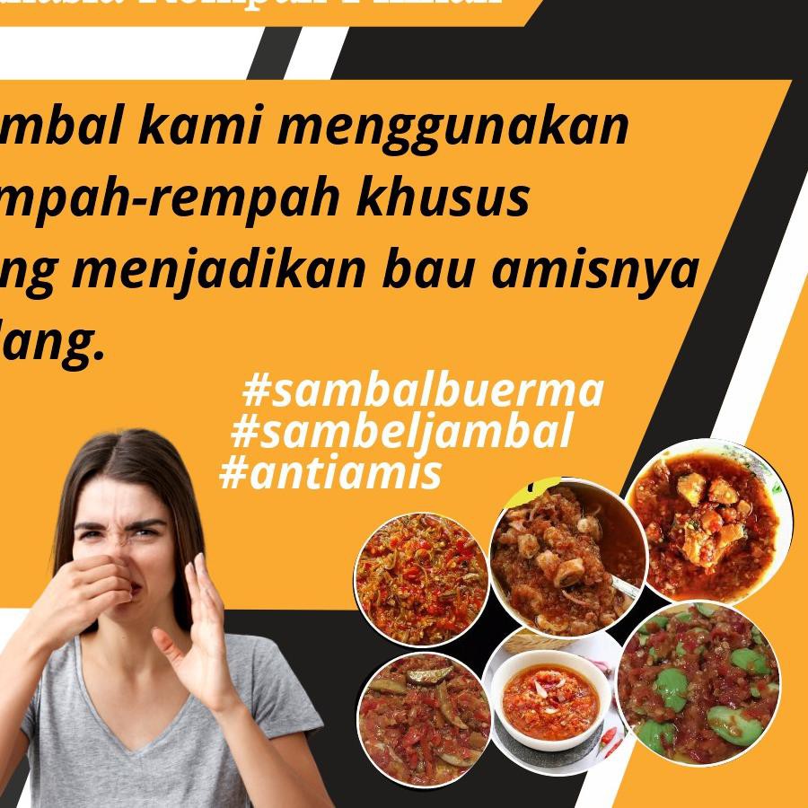 

◊ PAKET SAMBAL BAWANG PEDAS ORIGINAL SAMBEL BOTOL SASET BUY 1 GET 2 BU ERMA ✾
