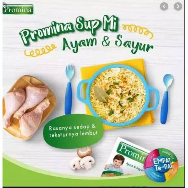 promina Sup Mie Ayam Sayur / Daging Sayur 81grm