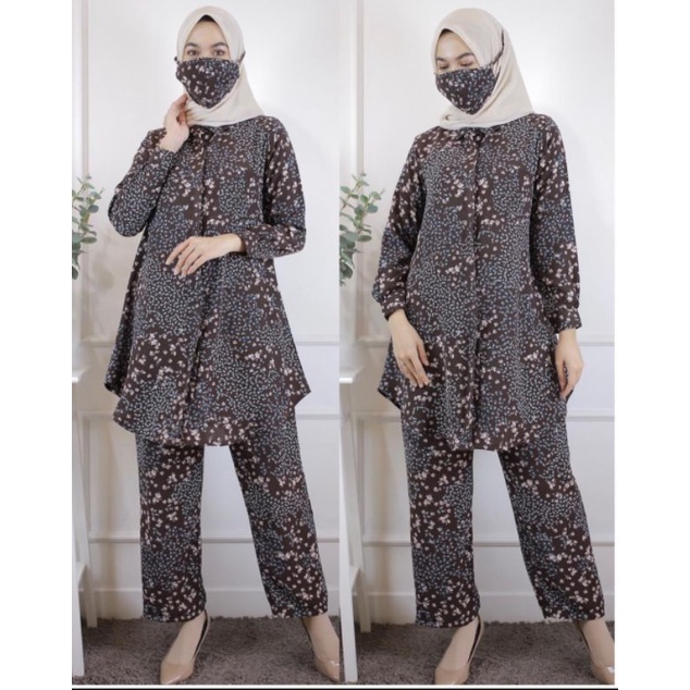 New ONESET cantik Original by DISIKO  bahan torry burch