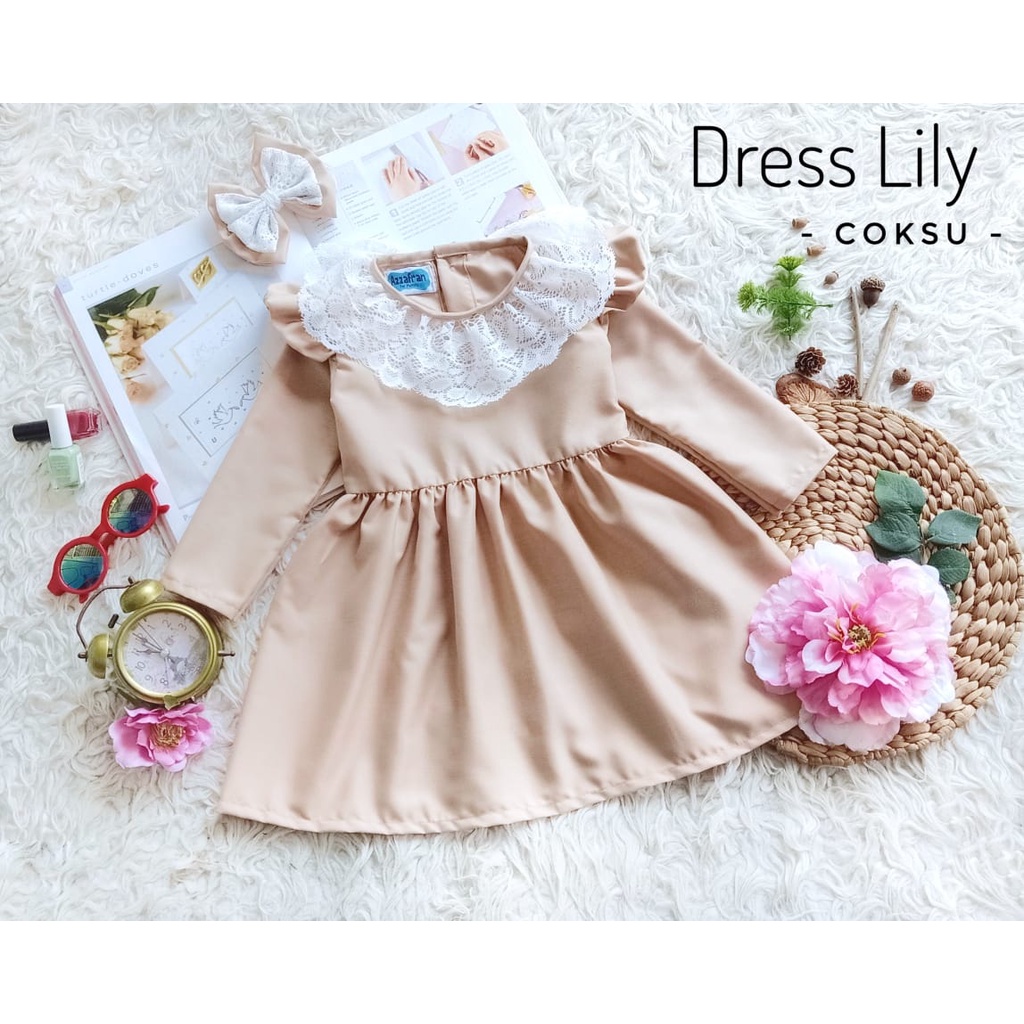 Dress Lily Anak Unik/Gaun Pesta/Dress Anak