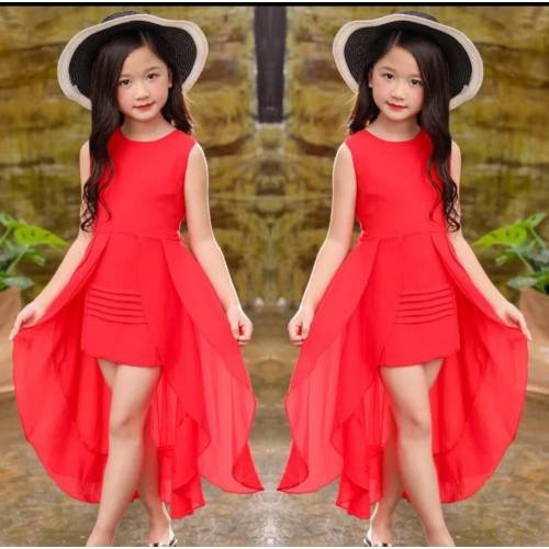 DRESS GAUN ANAK PEREMPUAN KEKINIAN SIMPEL ELEGAN OOTD REMAJA