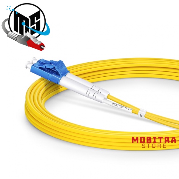 Patch Cord LC-LC SM 3m | Fiber Optic LC/UPC-LC/UPC Single Mode Duplex 3 Meter