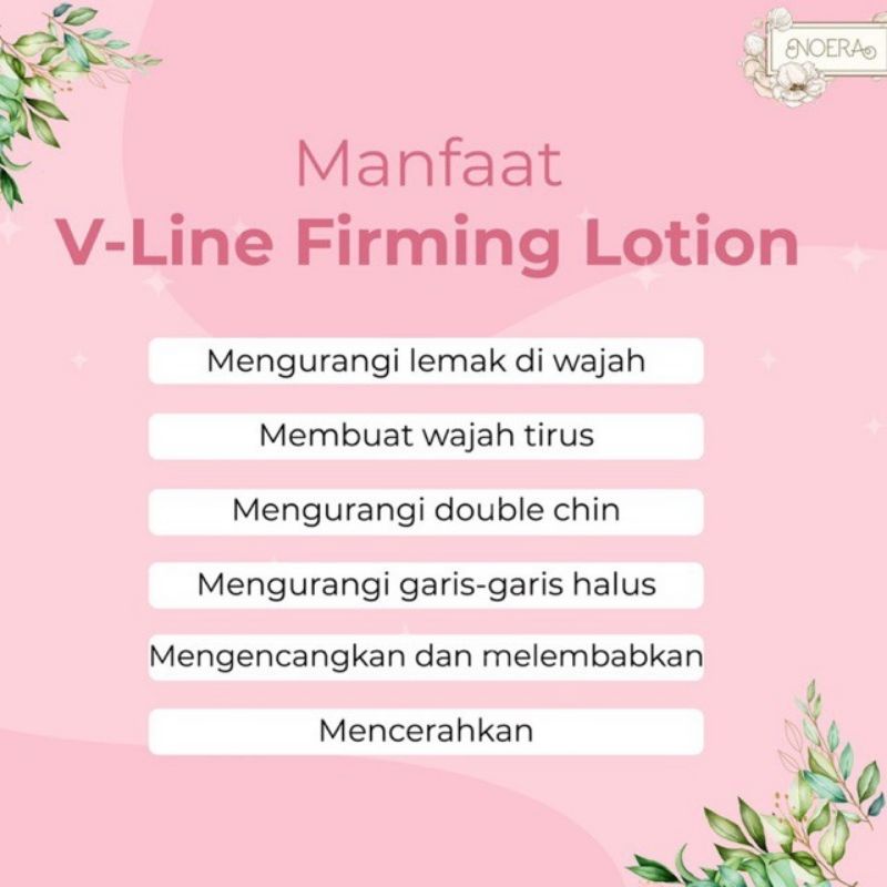 Noera Cheek &amp; Neck V-line Firming Lotion - Penirus Pipi BPOM Noerabeautycare