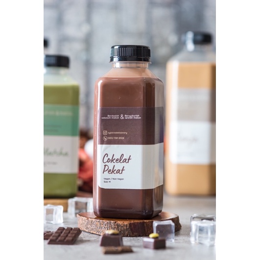 

Dark Chocolate 1000ml - Vegan (non-dairy)