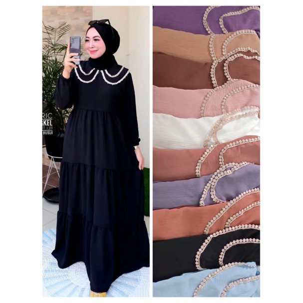 Gamis Renda Susun