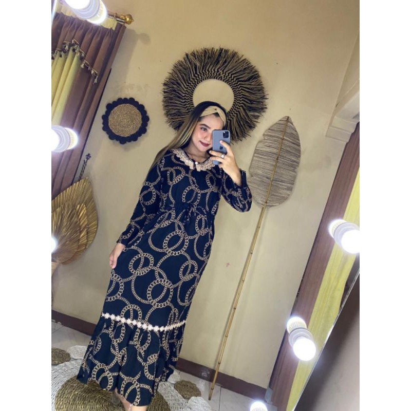 LONGDRESS ARAB RENDA  NABILA  / DASTER / ARAB / DASTER DASTER BUSUI / LONGDRESS