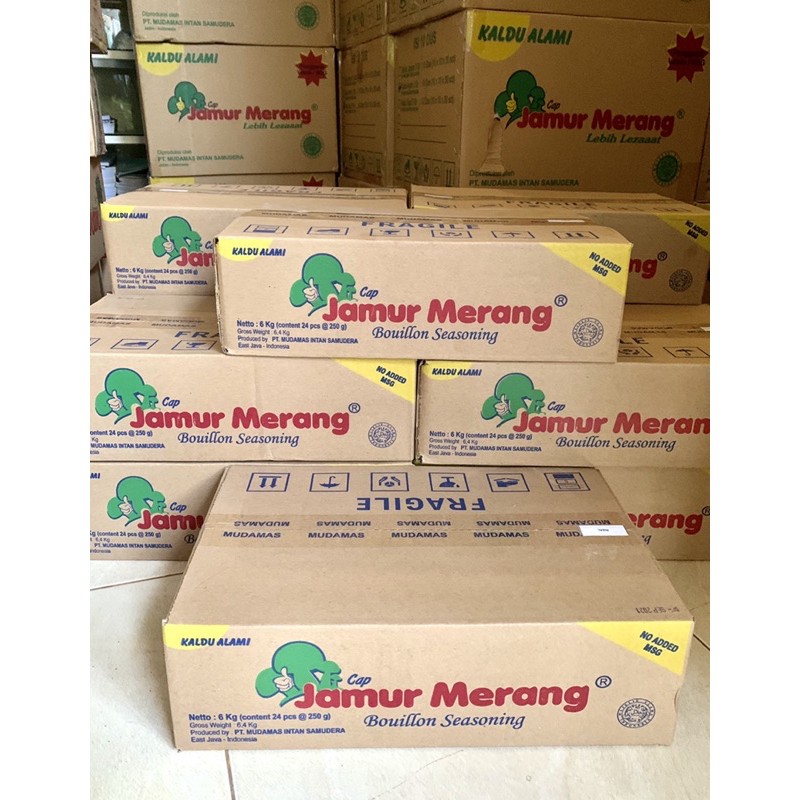 

Kaldu Alami cap Jamur Merang 250 gram Dus (24 pack)