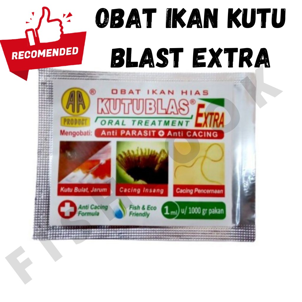 OBAT IKAN HIAS KUTUBLAS EXTRA oral treatment 1ml Harga per 1 sachet 5 gr