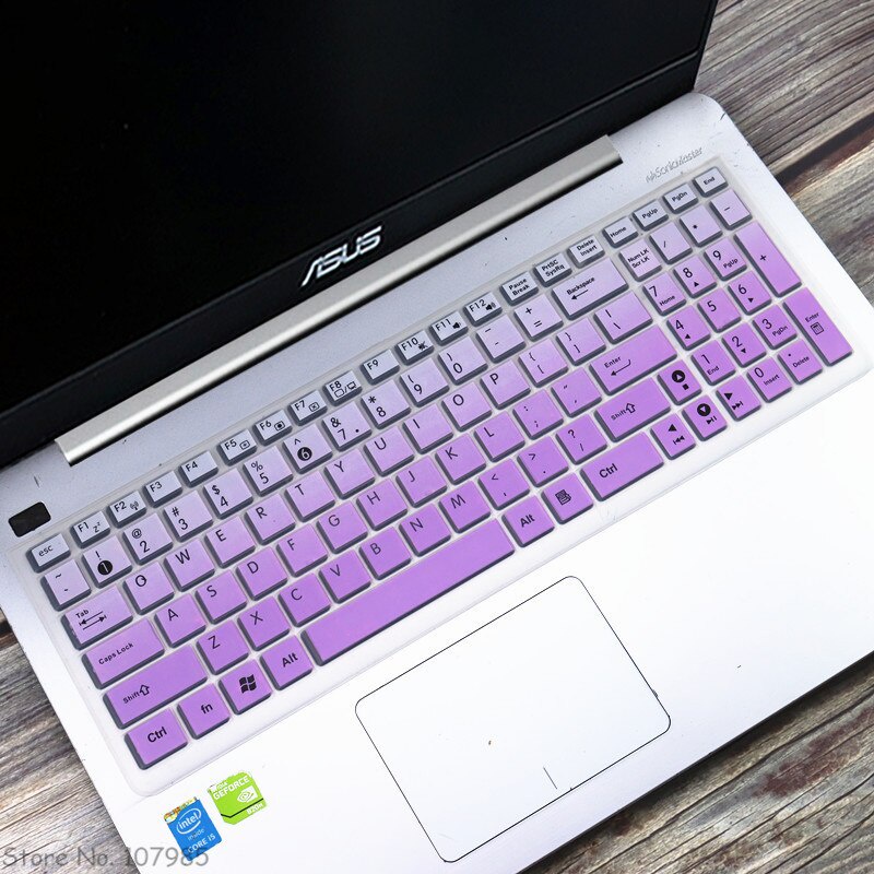 Skin Cover Pelindung keyboard Laptop 15.3 &quot;Untuk Asus N50 N53S N53SV K52F K53S K53SV K72F K52 A52J A53 G51 N53 N52 N53 G73