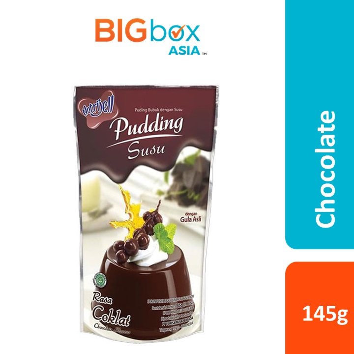 Nutrijell Pudding Susu Rasa Coklat / Vanilla / Mangga 120g-170g