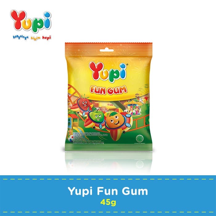 

YUPI FUN GUM 45gr / YUPI FUN GUM / PERMEN YUPI / YUPI