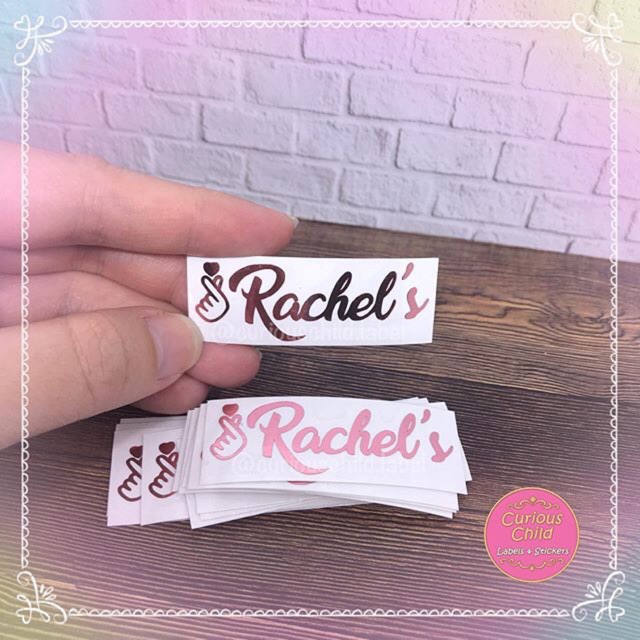 

Cutting Stiker nama waterproof dan iron on label
