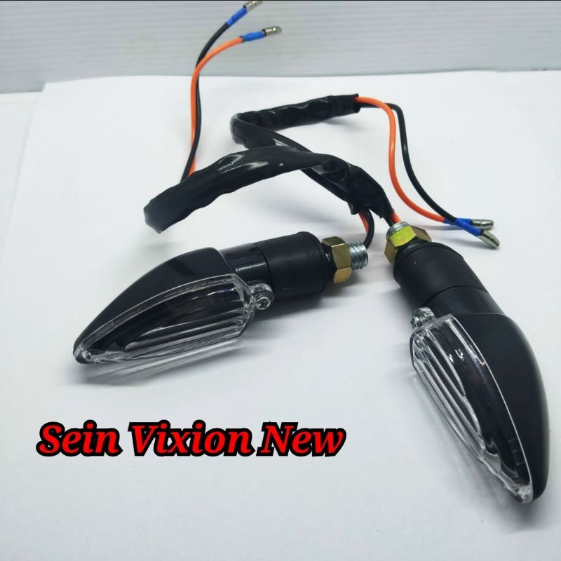 Lampu Sein-Sen Ritting-Riting-Retting-Reting Sign Depan-Belakang Mini Putih Model Vixion New NVL