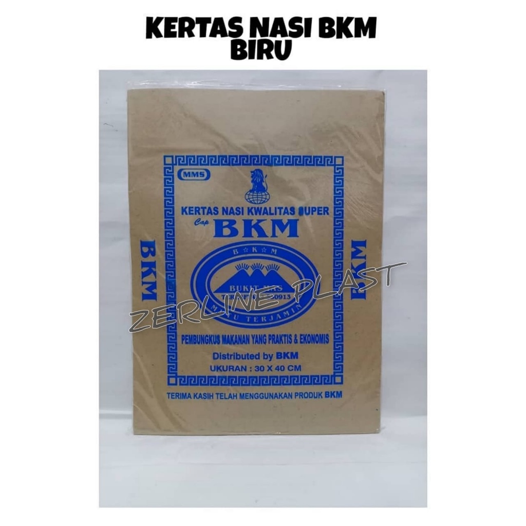 Kertas Nasi BKM BIRU @±100lbr