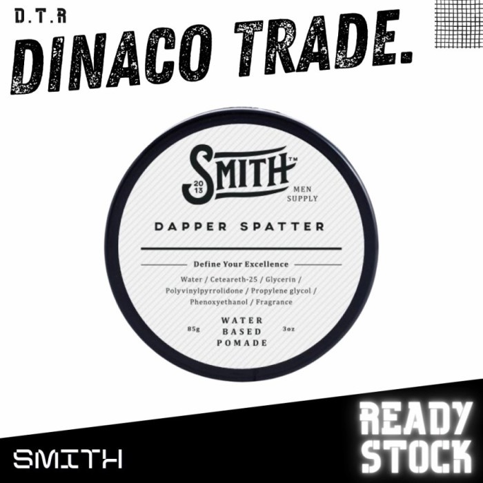Smith Dapper Spatter Pomade