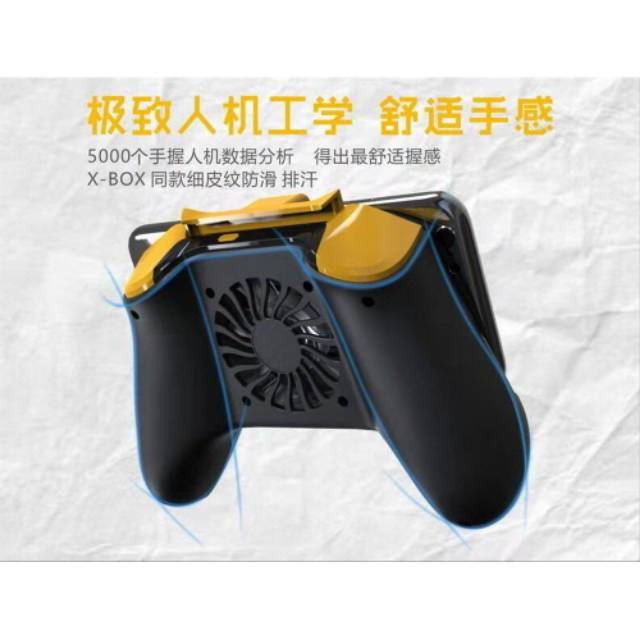 Joystick GamePAD Smartphone + Cooling Fan Joystik Game Plus Pendingin Smartphone