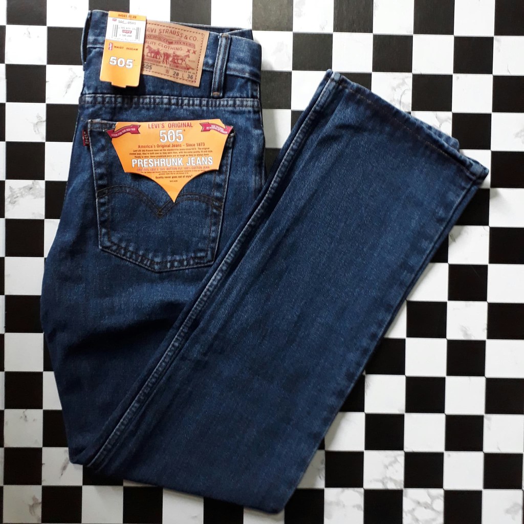 PAKAIAN LAKI LAKI MFZ1514 Celana Jeans Panjang Pria Basic Big Size Jumbo Wrengler Levis NEW