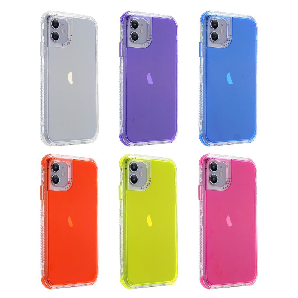 Hard Case TPU Transparan Shockproof cover iPhone 6 7 8 Plus XR XS Max 11 12 13 Pro Max
