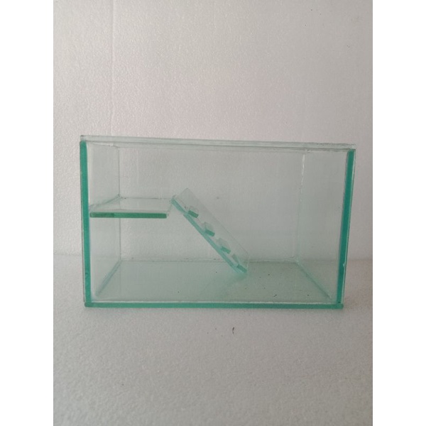 soliter kaca 25*15*15 aquarium tempat kura kura Tank kura kura