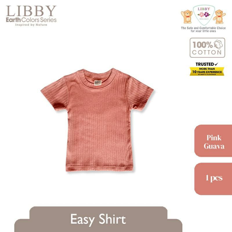 Libby Easy Shirt Colour 1Set Isi 3Pcs (LB-ESC) - Kaos Oblong Anak