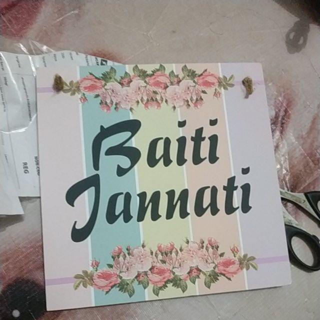 Hiasan Dinding Poster Kayu Rumah Kamar Cafe Wall Home Decor Shabby Chic Quote Quotes Ruang Tamu Our