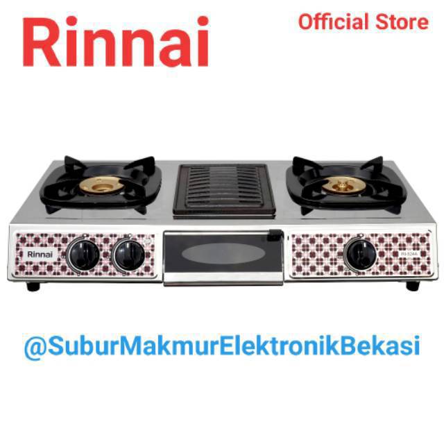 Kompor gas rinnai 3 tungku RI-524A