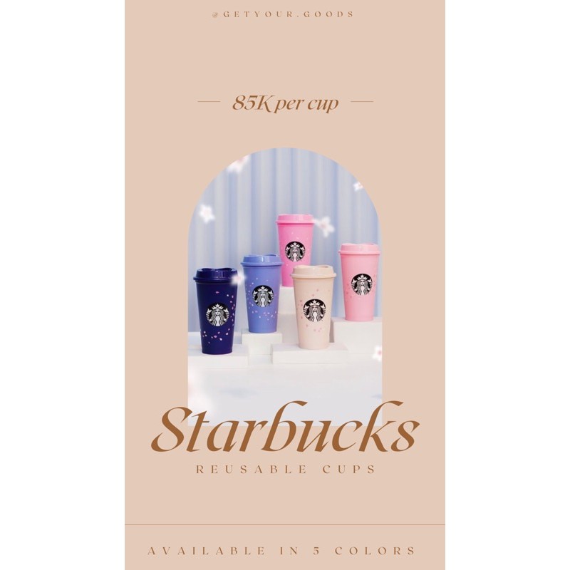Starbucks Reusable Tumbler (Spring Edition)