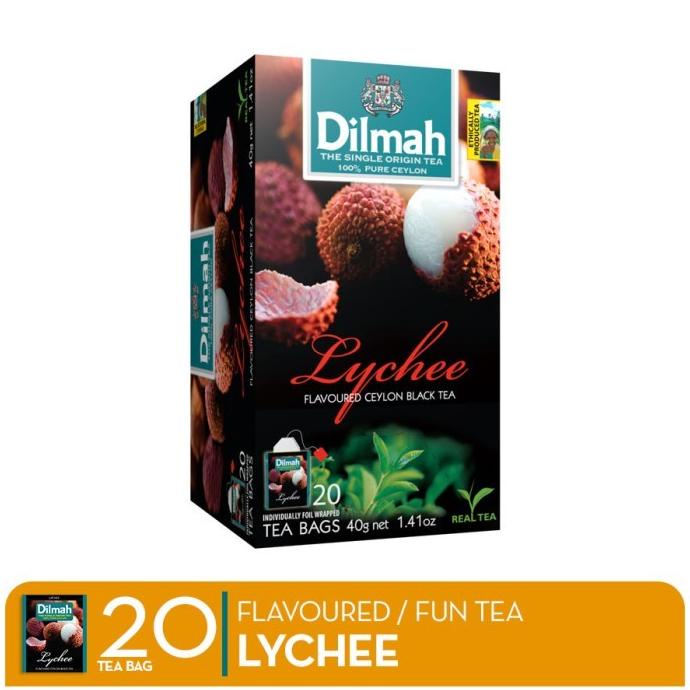 

[ COD ] Dilmah Fun Tea Lychee - Teh Celup BERMUTU Kode 752