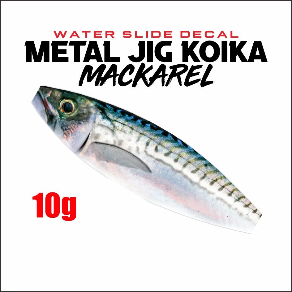 Decal Koika (Bukan Metal Jig) 10g 20g 40g 60g 80g 100g 200g