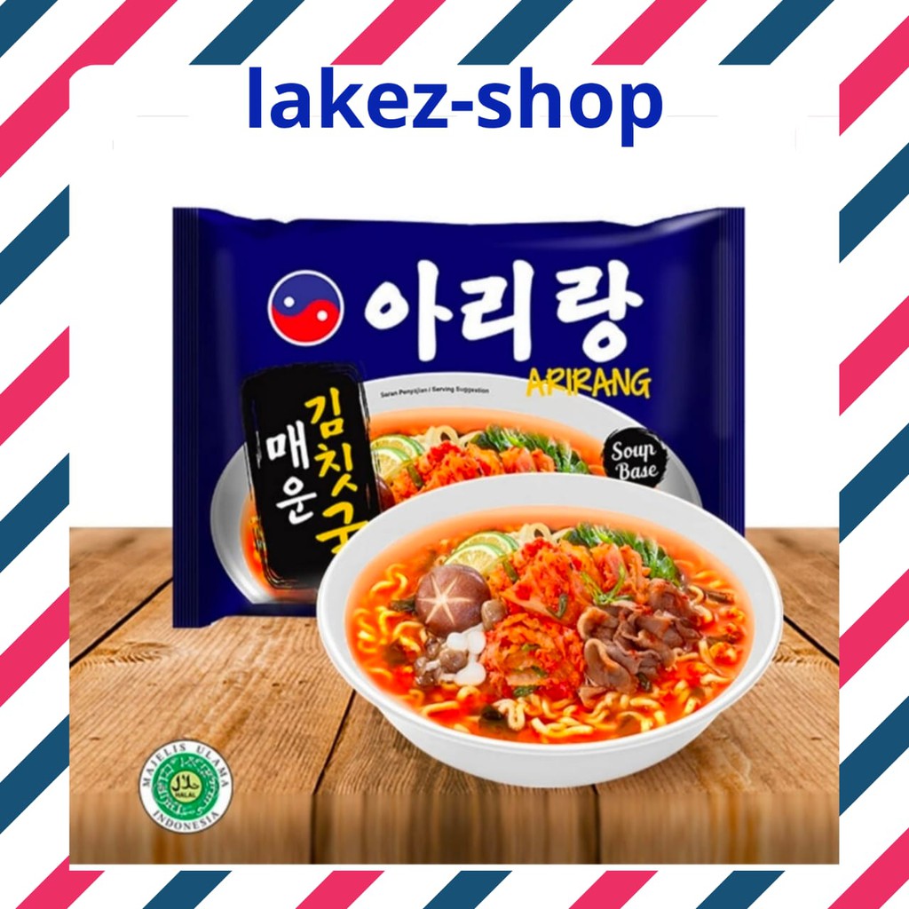 

Arirang Spicy Kimchi Noodle Soup/ instant noodle/ mie instan 120g