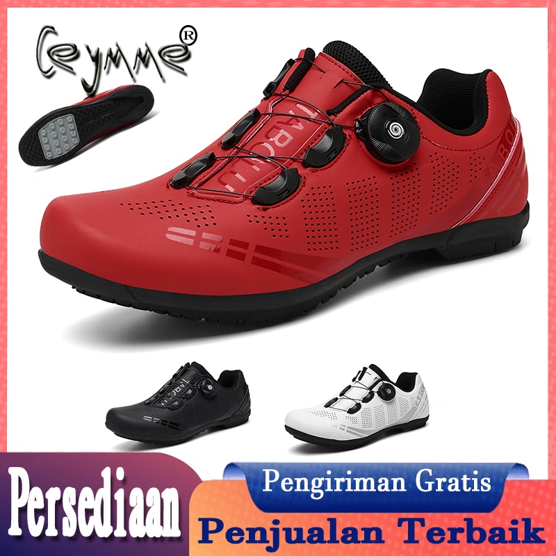 【Tersedia】Sepatu Sepeda Non Cleat Sepatu Sepeda Roadbike Murah Cleat Pedal Sepatu Sepeda Pria Dan Wa