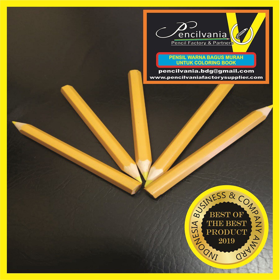 

PENSIL WARNA KUNING Bagus High Quality Murah Eceran Eco Yang Empuk Satuan Rekomendasi Terbaik