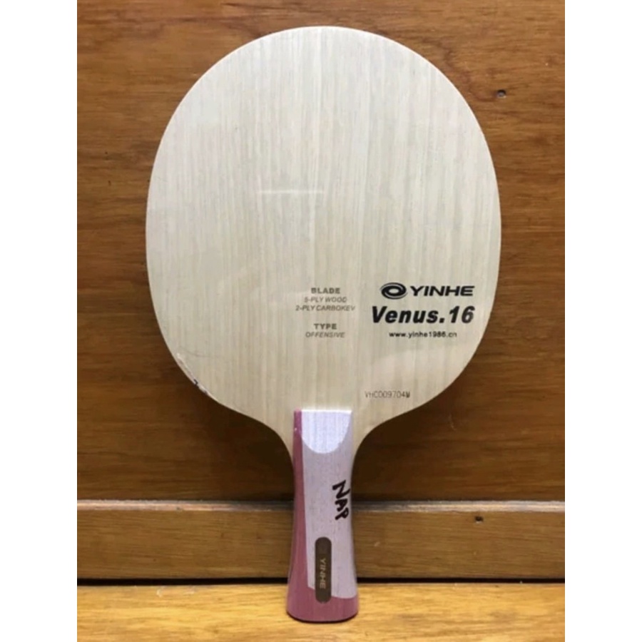 Kayu Bet Pingpong Tenis Meja Yinhe Venus V16 FL Carbon