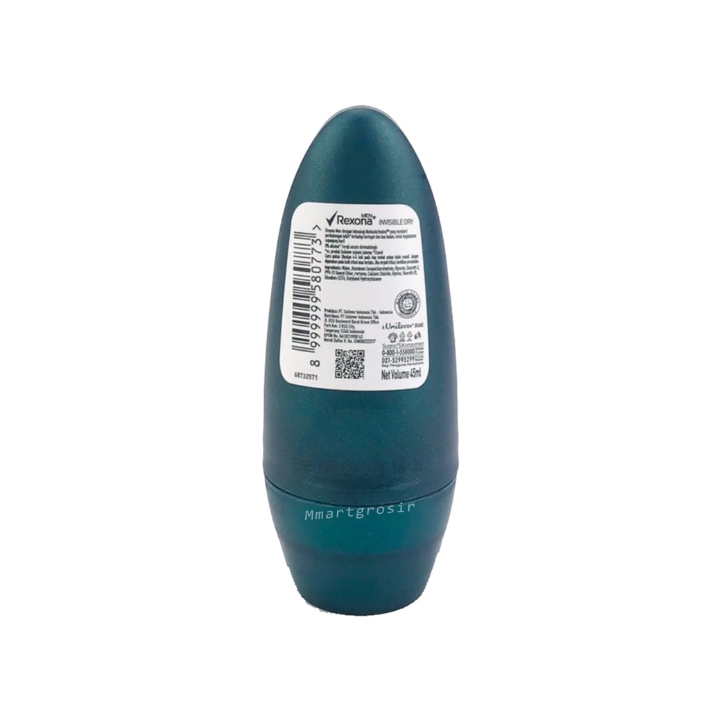 Rexona Men / Deodorant Roll / Pengharum ketiak / 45ml