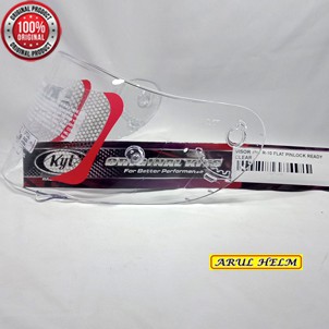 KACA HELM KYT R10 FLAT PINLOCK CLEAR ORIGINAL BISA UNTUK KYT RC7//KYT K2 RIDER