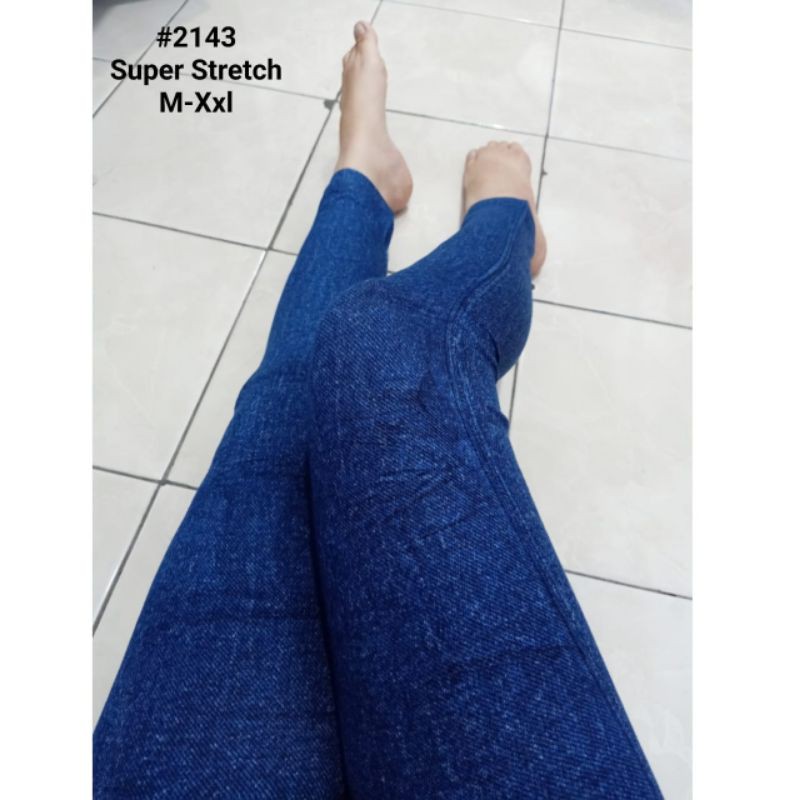 BISA COD LEGGING JEANS STRECH MUAT BB 90