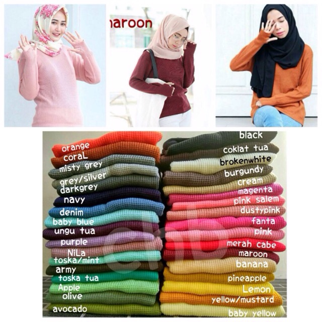 Sweater Roundhand Tebal Rajut Halus