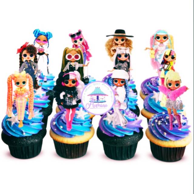 LOL OMG Cupcake topper