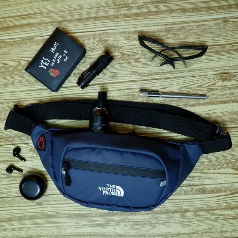 TAS WAISTBAG WATERPROOF PRIA TAS SELEMPANG ANTI- TNF 4