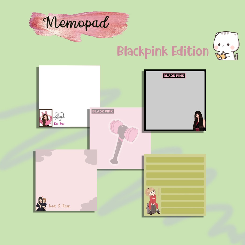 

Memopad / Memo Notes Blackpink Edition