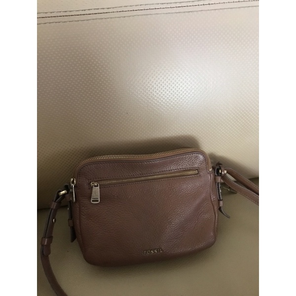 tas fossil piper brown preloved
