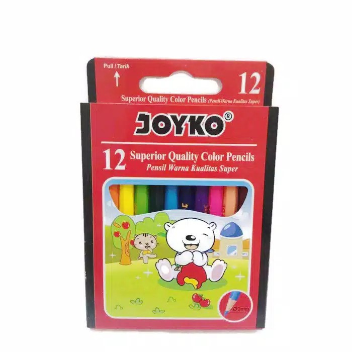 

Pensil Warna Joyko 12 Warna PENDEK