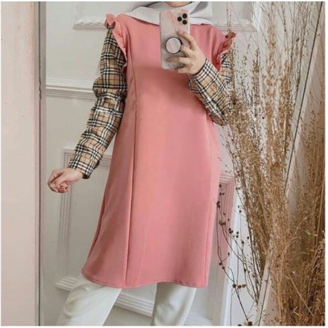 Baju Tunik Wanita Muslimah Model Tunik Terbaru 2022 Untuk Remaja Tunik Terbaru 2022 Model Baju Tunik