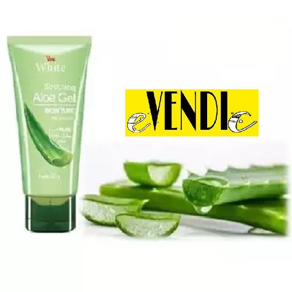 VIVA Soothing Aloe Gel Moisture 80g | gel lidah buaya aloevera HALAL [VIVA ALOE]