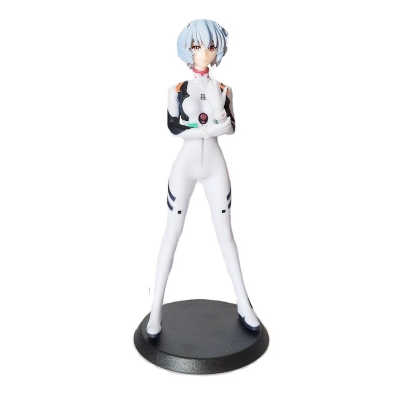 5pcs / Set Mainan Action Figure Ayanami Rei Ikari Shinji Neon Genesis Evangelion Bahan Pvc Ukuran 13Cm