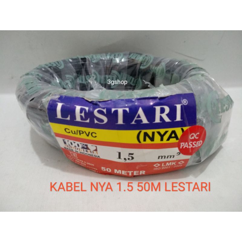 KABEL TUNGGAL KAWAT NYA 1.5 50M LESTARI