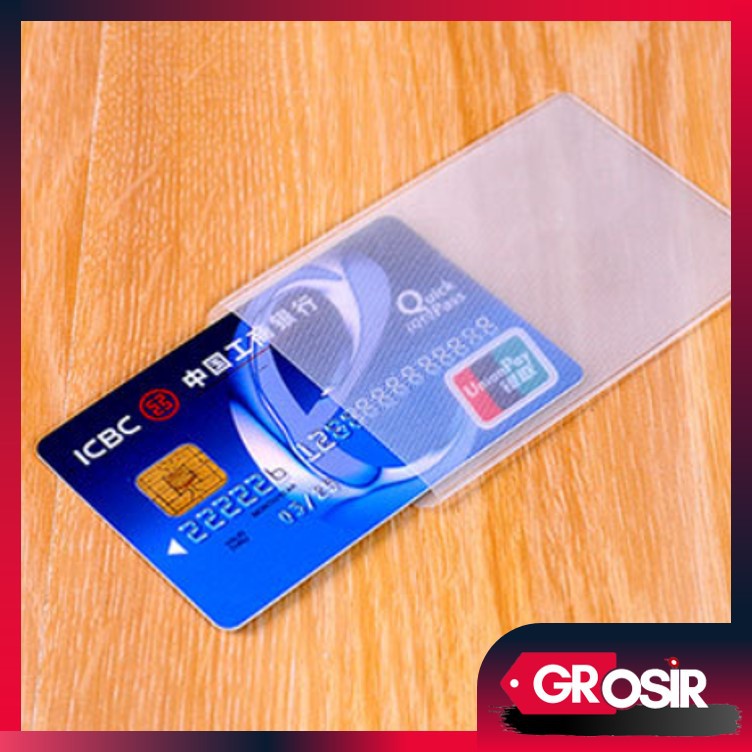 Grosir -  283 Plastic Card / Tempat Simpan Kartu / Tempat Kartu / Card Saver / DompetKartu