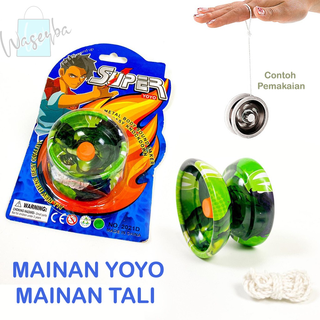 Mainan Anak Yoyo Tali Gasing / Mainan Yoyo Karakter Kartun