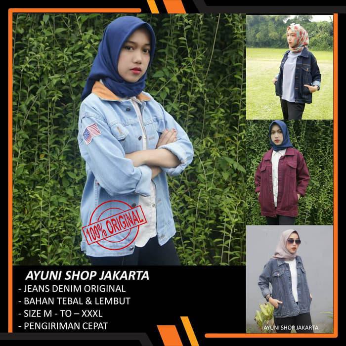 Sangat Laku Jaket Jeans Wanita Jaket Levis Wanita Original Jaket Denim Cewek Al37